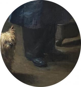 Détail du portrait de Rosa Bonheur